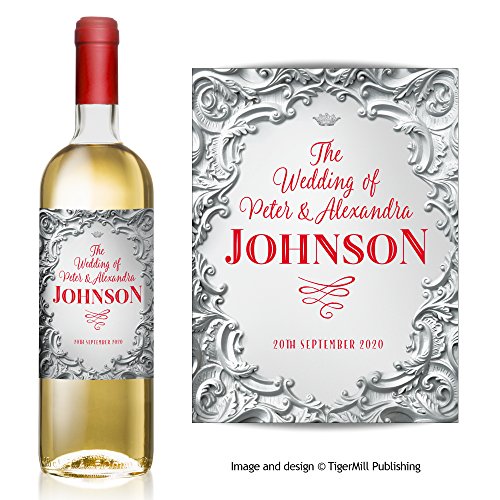 Personnalisé Effet argenté Shabby Chic Style ba...