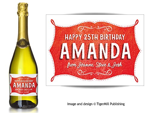 Personnalisé Style shabby chic Champagne Vin ét...