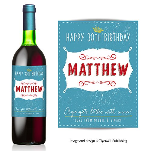 Personnalisé Style shabby chic étiquette de bou...