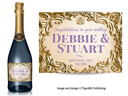 Personnalisé Champagne Étiquette de bouteille d...