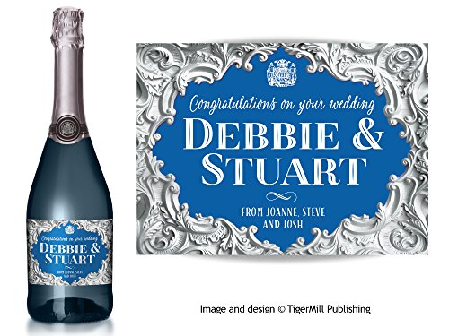 Champagne Bouteille de vin étiquette personnali...