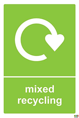 KPCM Display Poubelle de recyclage Tri Autocollant auto-adhésif Label code EAN 5060441260055 