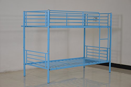 Riana Cadre en métal 100 M Noir Blanc Rose Bleu et Argent Lit superposé Lits pour enfants 5060443380515 (5060443380515)