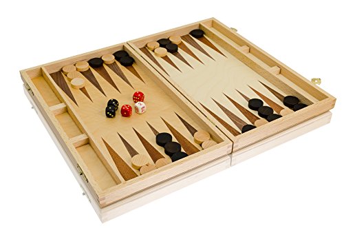 Superbe BACKGAMMON classique marqueté 29x35cm e...