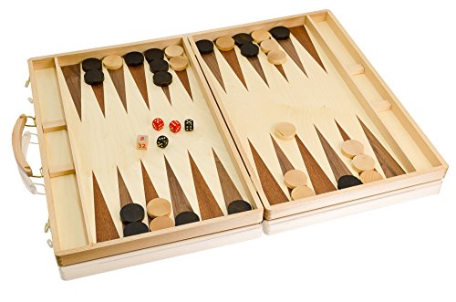 MEILLEURE qualité énorme BACKGAMMON marqueterie...