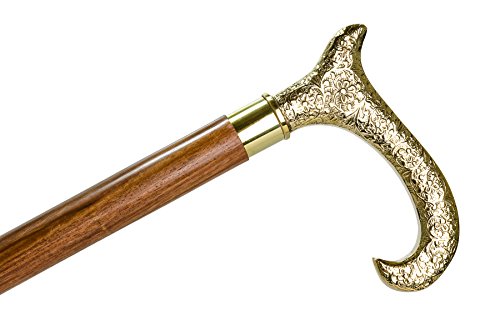 Derby - Laiton Doré décoratif poignée en paliss...