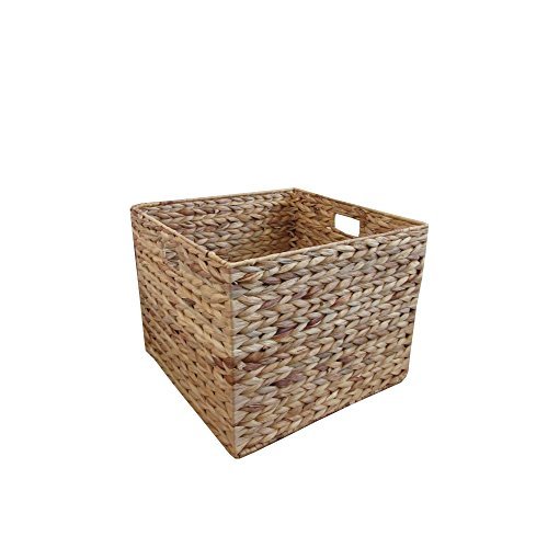 Naturelle Eau Jacinthe Carré Panier De Rangemen...