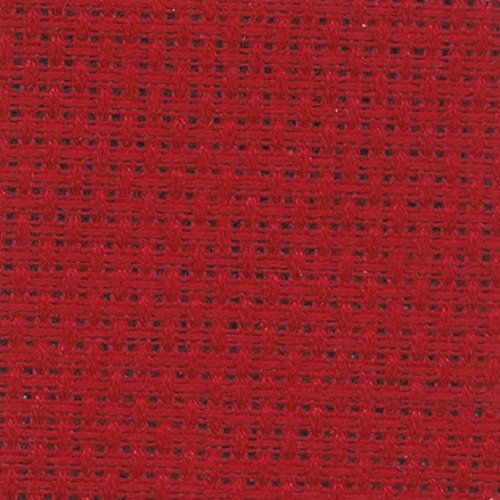 Aida 14 fils rouge (321) - tissu point de croix...