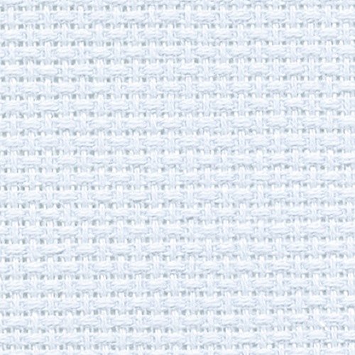 Aida 14 fils bleu clair (800) - tissu point de ...