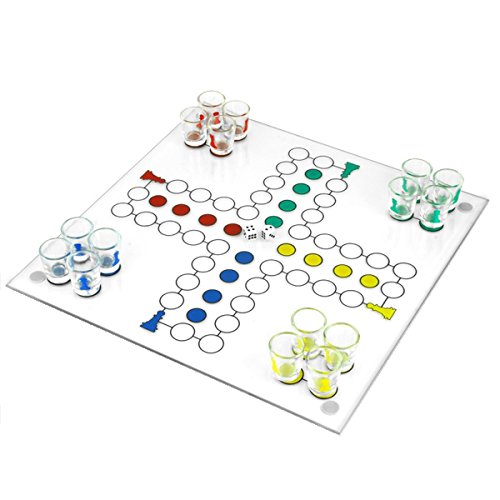 Premier Housewares Jeu De Roulette à Boire 16 Verres à Shot - Amusez-vous En Fête
