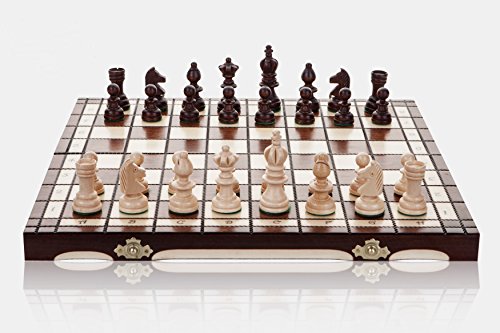 OLYMPIQUE - jeu d'échecs en bois fabriqués à la...