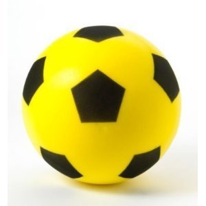 Halsall Ballon de football en mousse Taille 5, jaune 5060484470312 (5060484470312)