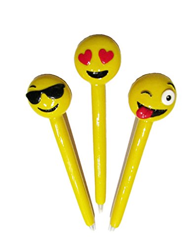 London Europe Group Ltd Coussin Emotion Stylo bille Lot de 3 5060490190501 (5060490190501)