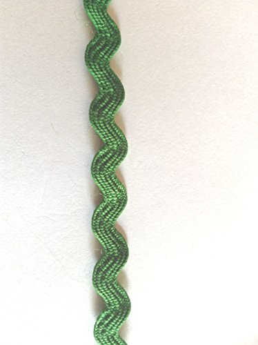 3 M tressé vert émeraude rickrack, ce est un pl...