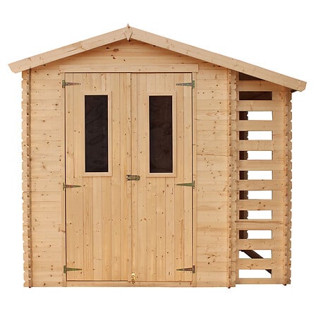 TIMBELA M386C +M386G Abri de jardin en bois et ...
