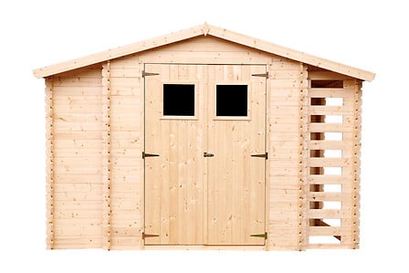 TIMBELA TIMBELA M389+M389G Abri de jardin en bo...