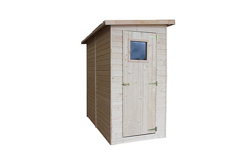 TIMBELA M348A Abri à outils en bois Naturel - H...