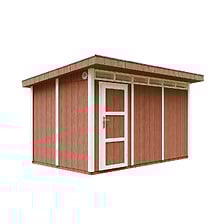 TIMBELA Abri de jardin à base de bois en pannea...