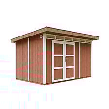 TIMBELA Abri de jardin à base de bois en pannea...