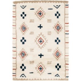  Tapis Manzo Berbère GoodHome beige et bleu L.230 x l.160 cm code EAN 5063022048110 