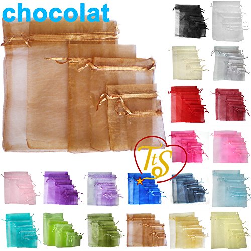TtS 50 x Sachets Pochettes sac en gaze organza ...