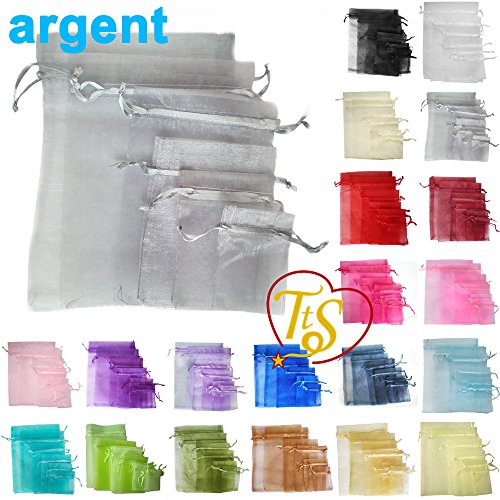 TtS 25 x Sachets Pochettes sac en gaze organza ...