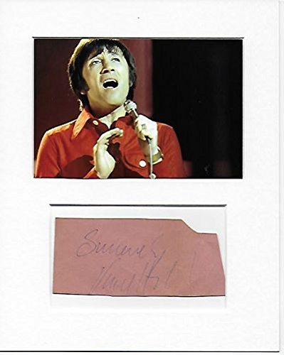 Celebrity Autographs Edelweiss - Vince Hill authentique main signé Autographe modèle COA code EAN 5081951902440 