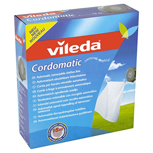 Vil102811 cordomatic corde à linge 15 mètres