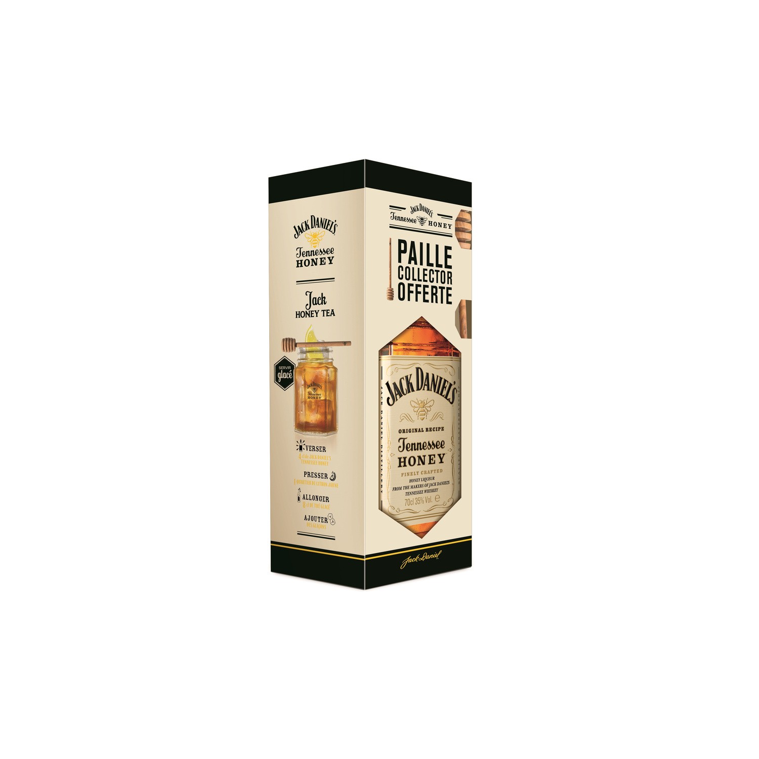 Whisky Tennesse Honey + paille offerte JACK DAN...