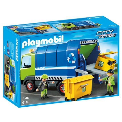 Playmobil - 6110 - camion de recyclage ordures code EAN 5130027634508 