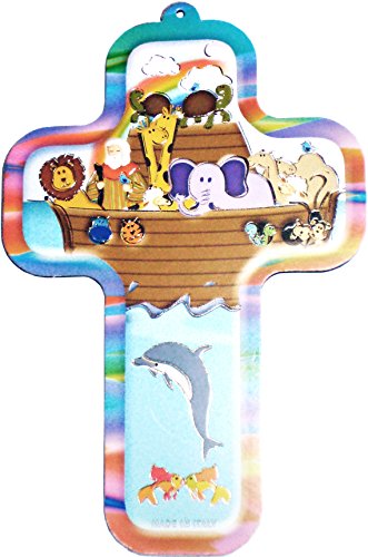 Croix / Crucifix avec les animaux sur l'Arche de Noé 5198248548240 Egim