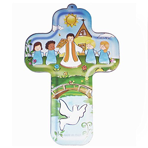 Croix / Crucifix - Enfants jouant autour de l'é...