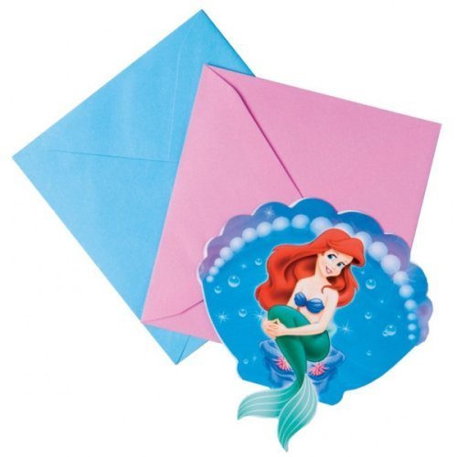 Ariel Carte D'invitation Pour Fête, lot de 6