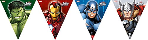 2.6 m banderole en carton Marvel Avengers Assemble