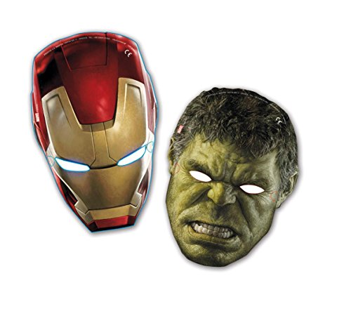Avengers Age de Ultron - Party Masques, lot de 6