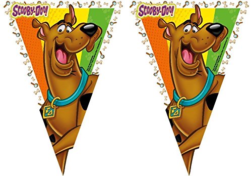 Scooby-Doo 1 Guirlande de fête Scooby-Doo en plastique 9 fanions code EAN 5201184860809 
