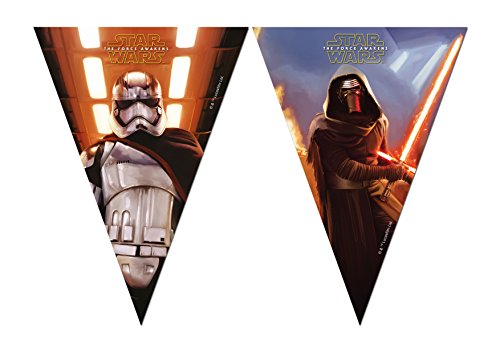 Lot de 2,3 m star wars 7 drapeaux colorés