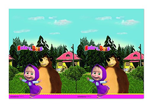 86515 - nappe plastique macha et l'ours, 120 x ...