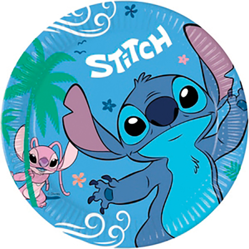  8 ASSIETTES EN 
CARTON LICENCE 
STITCH & ANGEL code EAN 5201184967942 