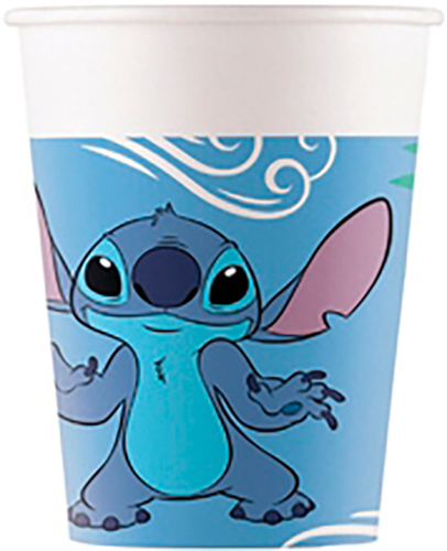  8 GOBELETS EN CARTON LICENCE STITCH & ANGEL code EAN 5201184967959 