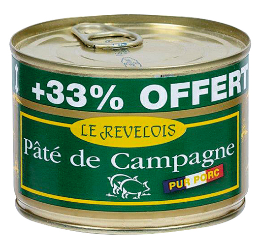 PÂTÉ DE CAMPAGNE PUR PORC