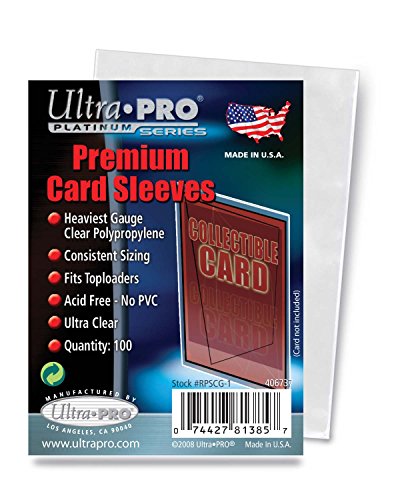 Ultra Pro - Range Cartes Souple Platinium (x 100)