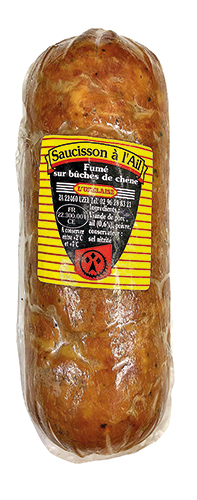 SAUCISSON À L’AIL FUMÉ ARTISANAL