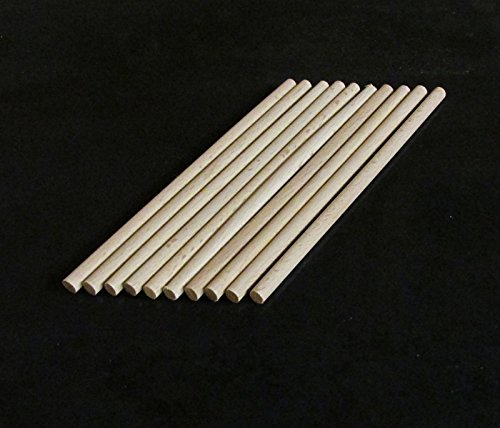 10 x chevilles en bois, bâtonnets de Craft 6 mm...