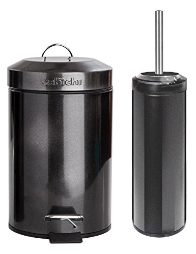 Brosse wc et poubelle à pédale de salle de bain...