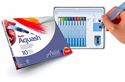 Arts aquash brosse de l'eau - 10 crayons aquare...