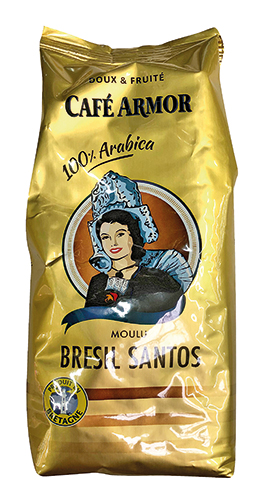 CAFÉ ARMOR CAFÉ MOULU 100% ARABICA BRÉSIL SANTOS code EAN 5332603 