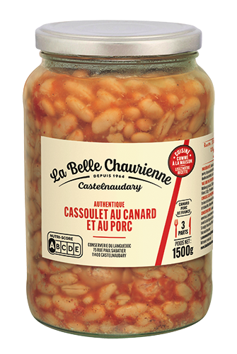 AUTHENTIQUE CASSOULET AU CANARD ET AU PORC