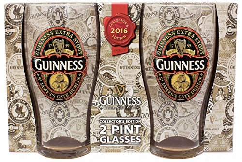 Guinness Official Merchandise Guinness De Collection Edition 2 Pinte Paire De Lunettes 2016 code EAN 5390711606536 