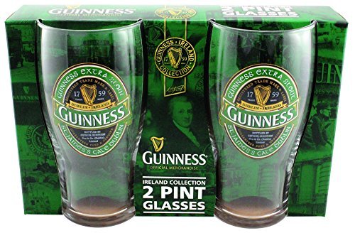 Guinness Irlande Collection Lot de 2verre à bière